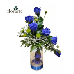 Florero 8 Rosas Eternas